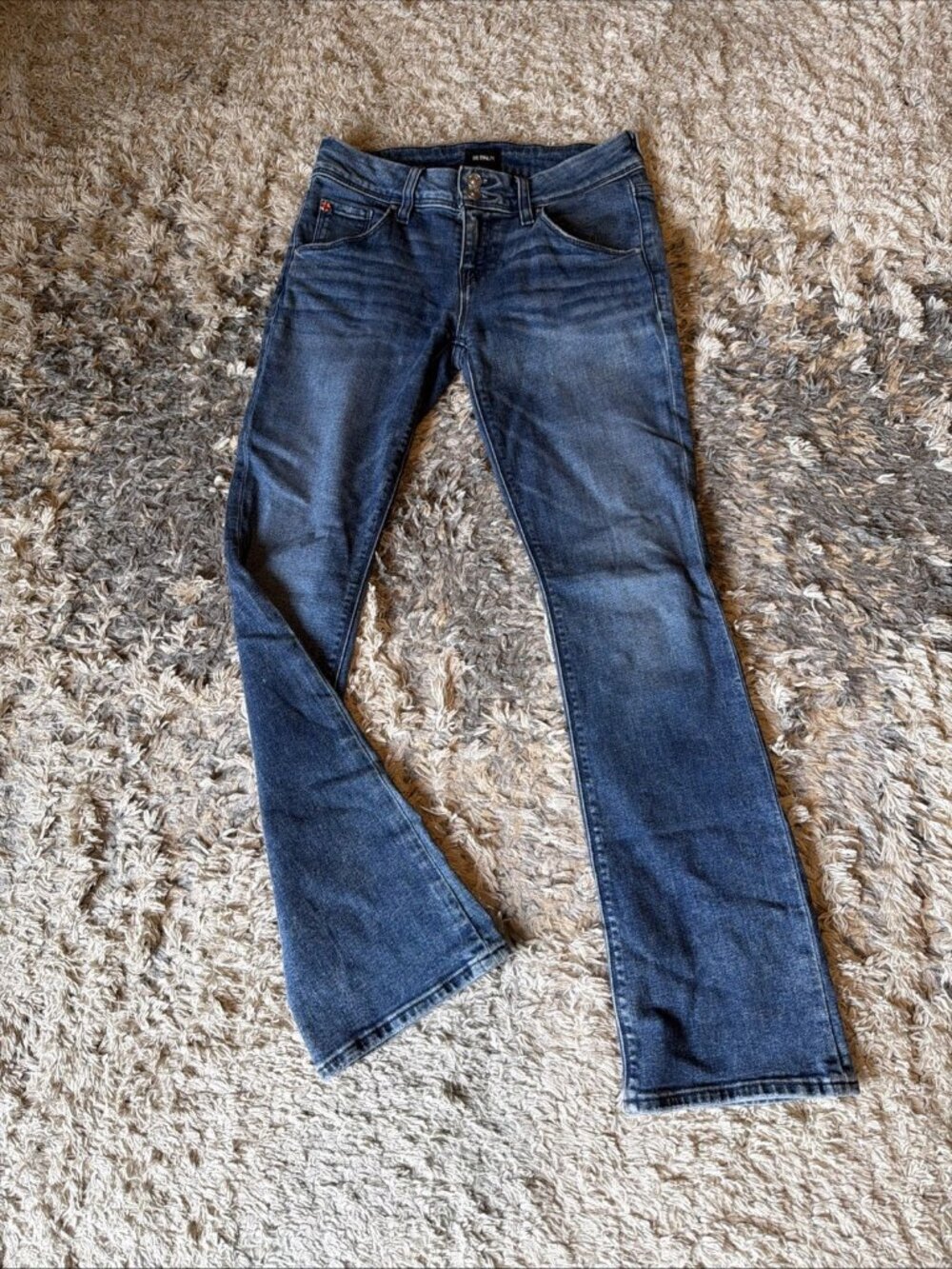 HUDSON Beth Baby Bootcut Jeans Blue Wash Stretch Women’s 27